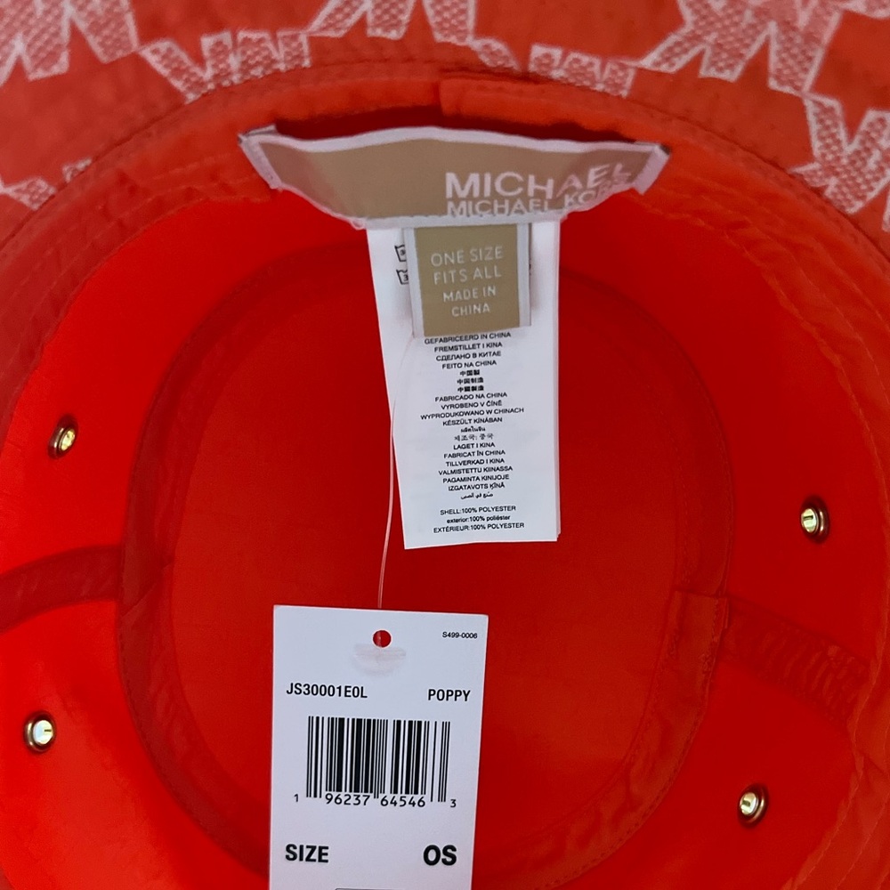 New Michael Kors bucket hat Poppy - Picture 2 of 2